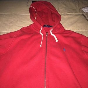 Red Polo Hoodie